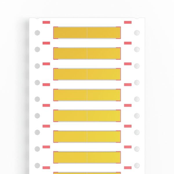 Cable coding system, 2.8 - 4.2 mm, 8.4 mm, Polyolefine, yellow image 1