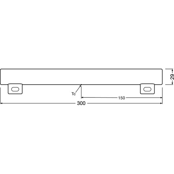 LEDinestra® DIM 3.1W 827 Frosted S14s image 4