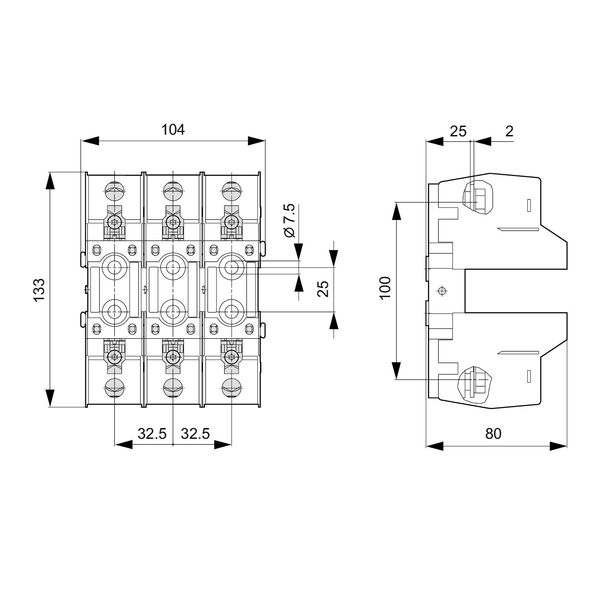 HRC-fuse-base size00, 2XM8 image 3