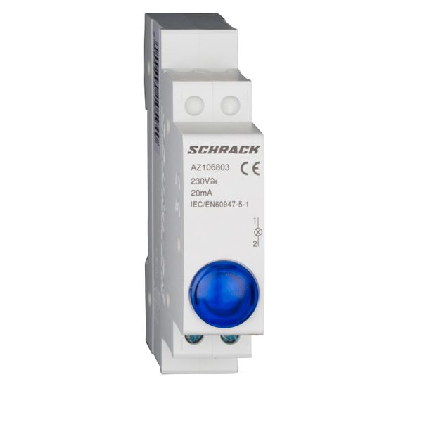 Modular-single-LED AMPARO, blue, 230VAC image 1