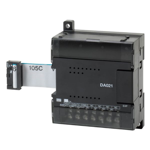 I/O expansion unit, 2 x analog outputs 0 to 5 V, 1 to 5 V, 0 to 10 V, CP1W9277M image 1