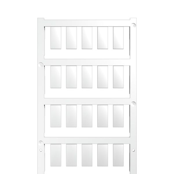 Device marking, pluggable, 17 mm, PA 66, white image 2