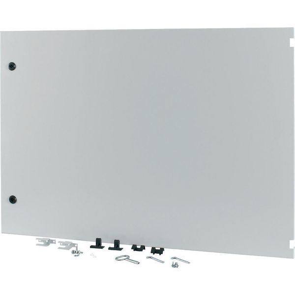 Section wide door, closed, HxW=700x1000mm, IP55, grey image 3