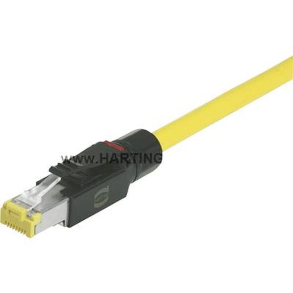 RJI 10G RJ45 plug Cat6, 8p IDC straight image 1