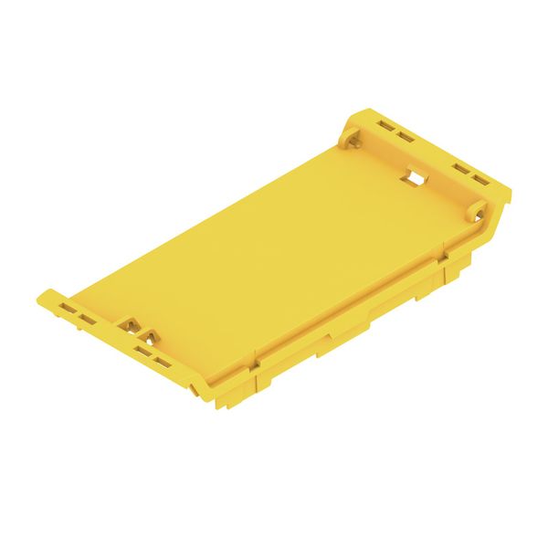 Cover, IP20 in installed state, Plastic, Traffic yellow, Width: 45 mm image 1