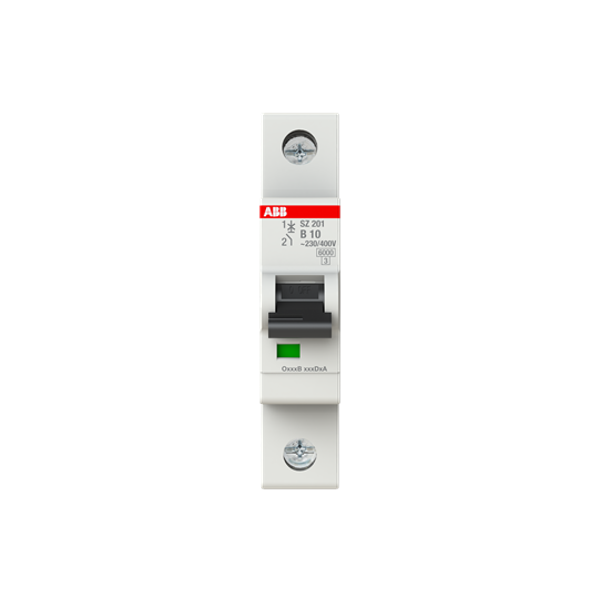 SZ201-B10 Miniature Circuit Breaker - 1P - B - 10 A image 1