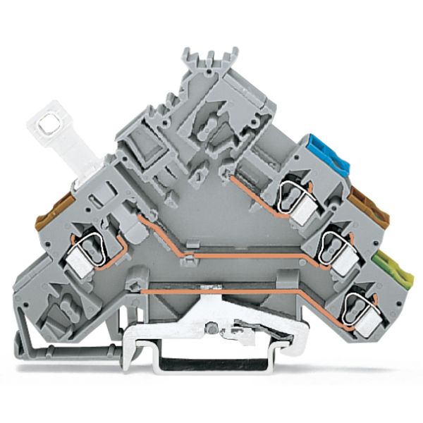 3-conductor actuator supply terminal block with ground contact with co image 2