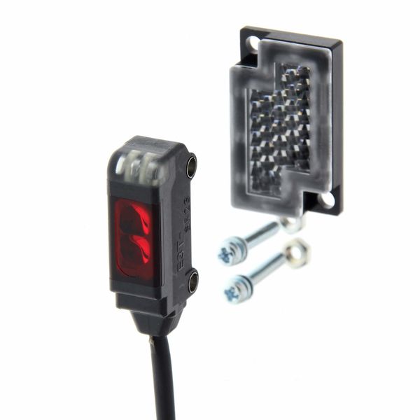 Photoelectric sensor, retroreflective (reflector supplied), 200mm, DC, image 3