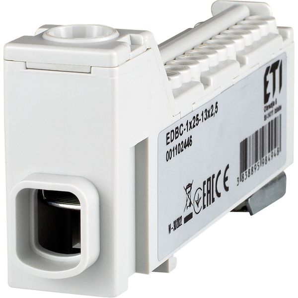 Distribution block, EDBC-1x25-13x2,5 image 1