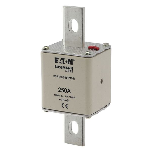 Fuse-link, high speed, 250 A, DC 1000 V, NH2, 54 x 61 x 150 mm, gBat, IEC, bolted connection image 16