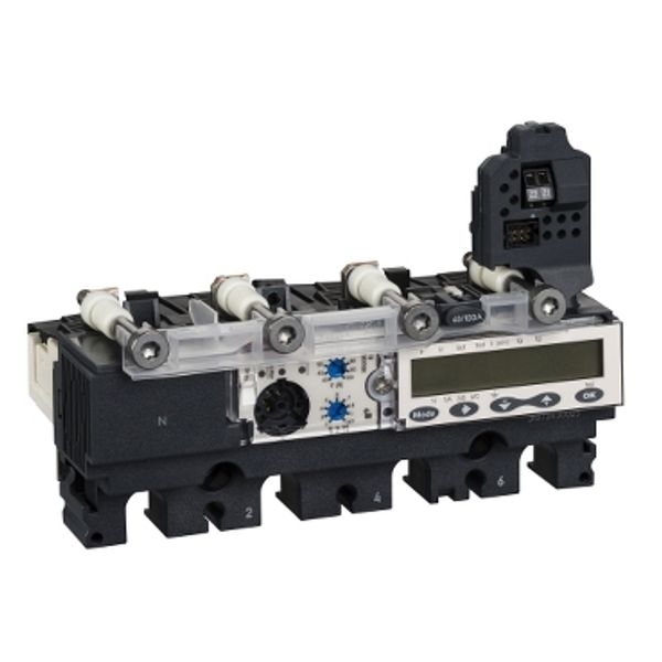 trip unit MicroLogic 6.2 E for ComPact NSX 160/250 circuit breakers, electronic, rating 160A, 4 poles 4d image 2