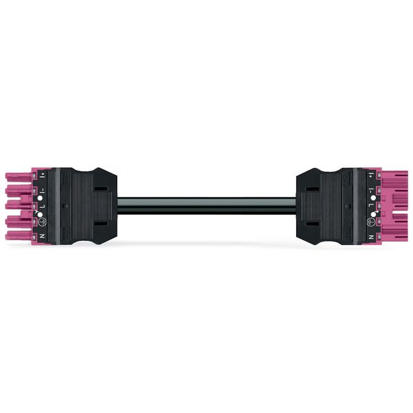 pre-assembled interconnecting cable Eca Socket/plug pink image 3