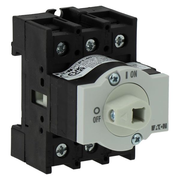 On-Off switch, P1, 40 A, rear mounting, 3 pole, Without metal shaft image 19