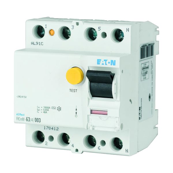 Residual current circuit breaker (RCCB), 40A, 4p, 30mA, type A image 9