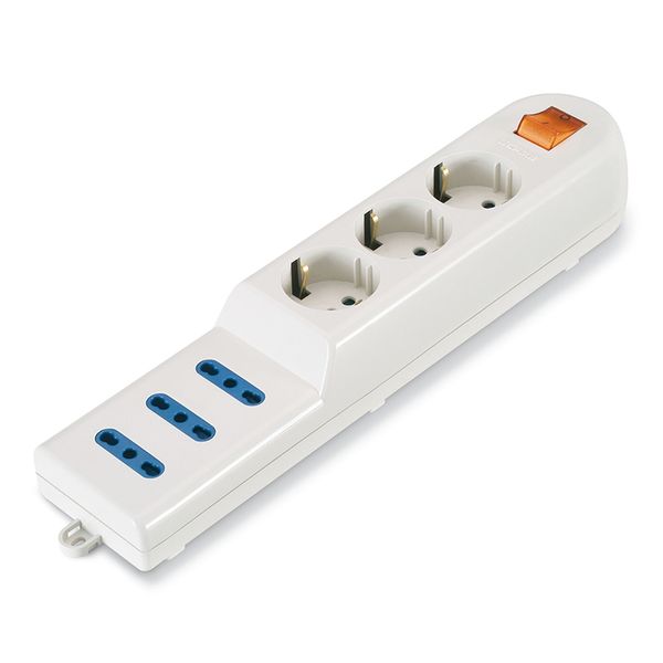 3-OUTLET SOCKET DUAL USE LUMINOUS SWITCH image 2