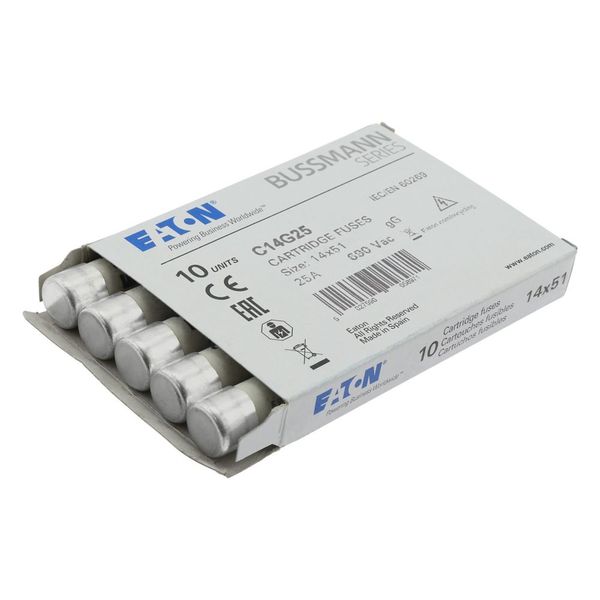 Fuse-link, LV, 25 A, AC 690 V, 14 x 51 mm, gL/gG, IEC image 13