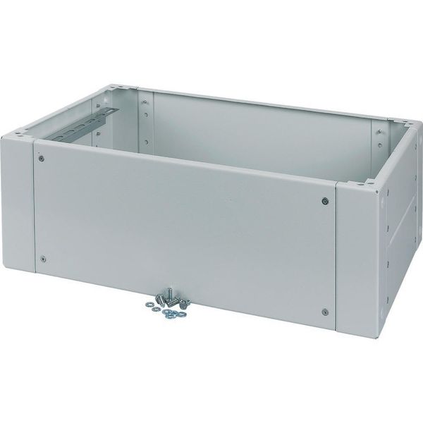 Cable arrangement plinth for floor standing distribution board IP54, HxWxD=200x600x400mm, grey image 3