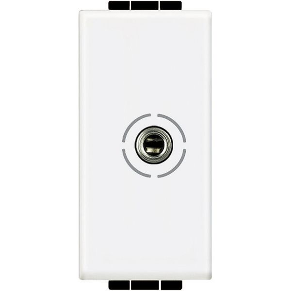 Jack 3.5 audio socket 1 module LivingLight white image 2