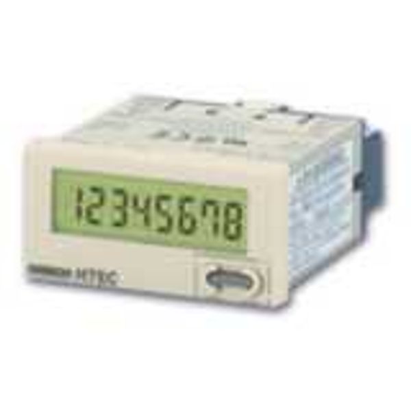 Total counter, 1/32DIN (48 x 24 mm), self-powered, LCD with backlight, image 1