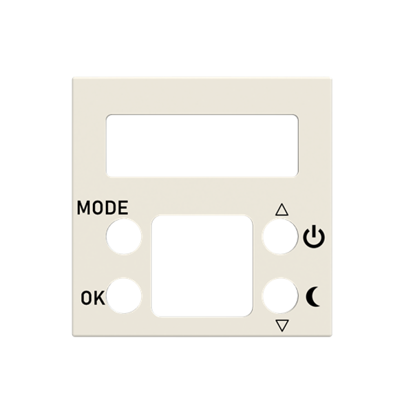 N2240.5 BL Cover plate for digital thermostat- 2M - White image 1