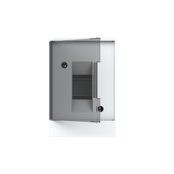 BEW402102 basic E Surface Mounted Transparent Grey Door 2 Module ; BEW402102 image 1