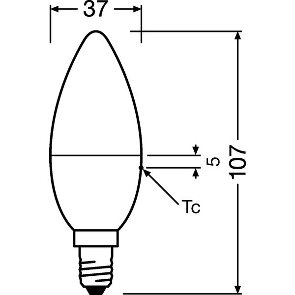 LED Retrofit RGBW lamps with remote control 4.9 W/2700 K E14 FR image 3