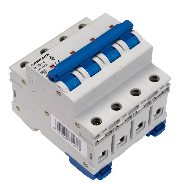 Miniature Circuit Breaker (MCB) AMPARO 6kA, B 25A, 4-pole image 2