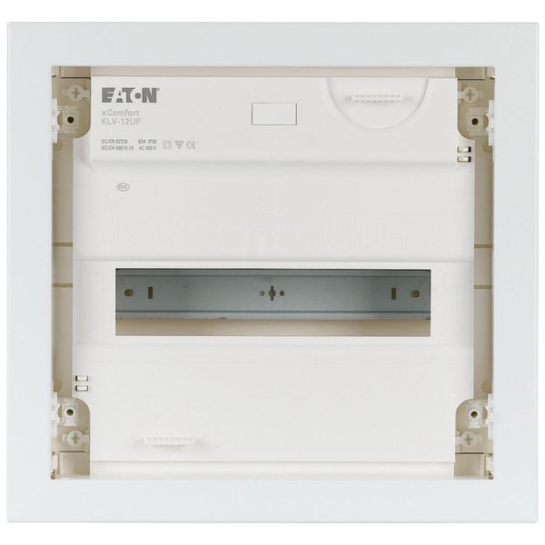Compact distribution board-flush mounting, 1-rows, flush sheet steel door image 5