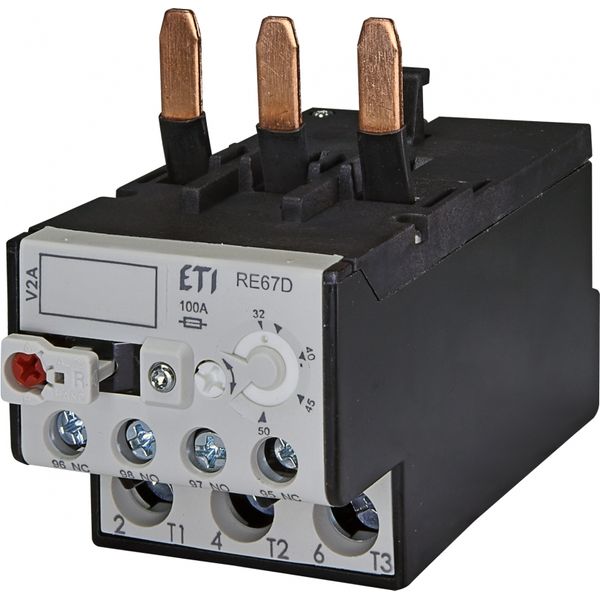 Thermal overload relay, RE67.1D-50 image 1