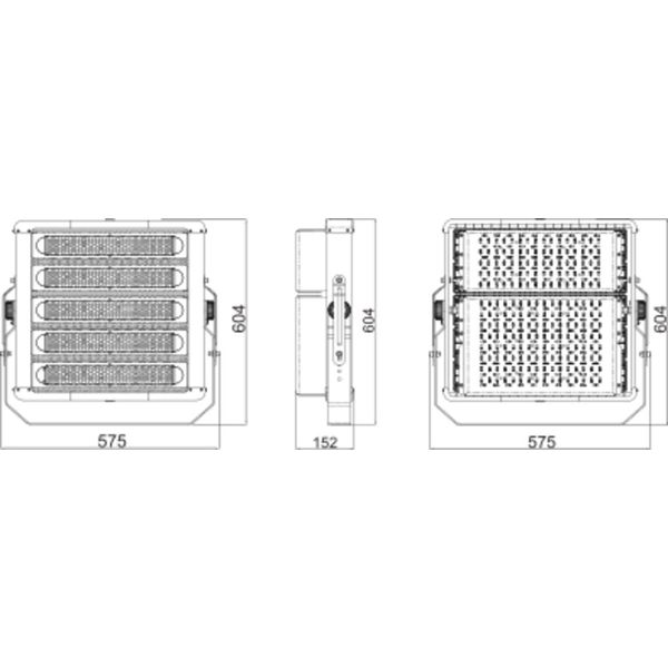 ECO HIGH POWER FLOODLIGHT 500W 857 N 68500LM BK image 6