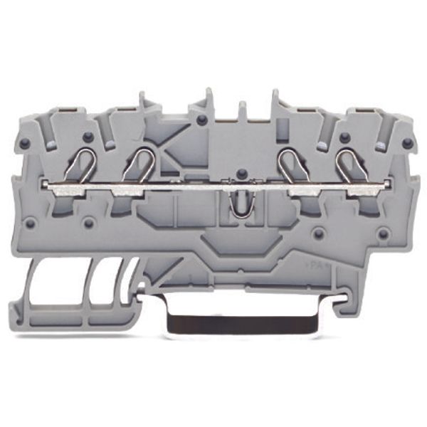 2000-1402 4-conductor through terminal block; 1 mm²; suitable for Ex e II applications image 1