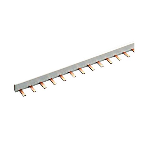 Comb type busbar,1-p,16mmý,bridge type 80A,pitch18mm,1m long image 1