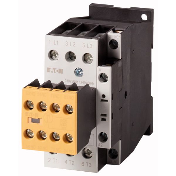 Safety contactor, 380 V 400 V: 15 kW, 2 N/O, 3 NC, 110 V 50 Hz, 120 V 60 Hz, AC operation, Screw terminals, with mirror contact. image 1