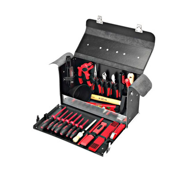 Leather apprentice case, number of tools 23 image 1