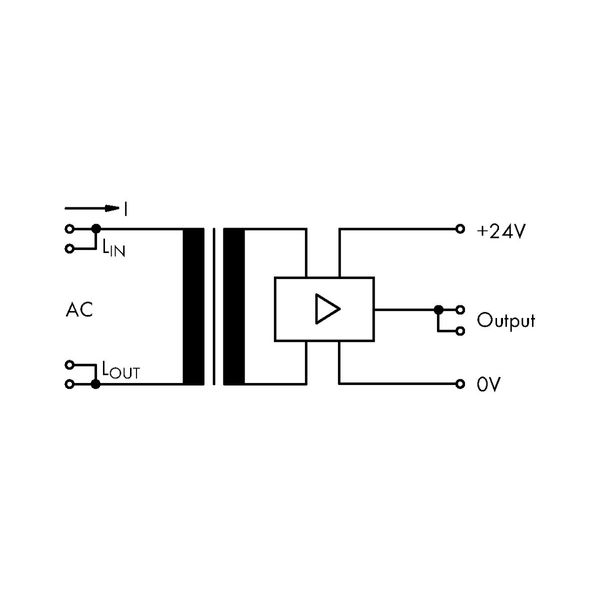 Current flow monitoring module AC currents adjustable light gray image 4