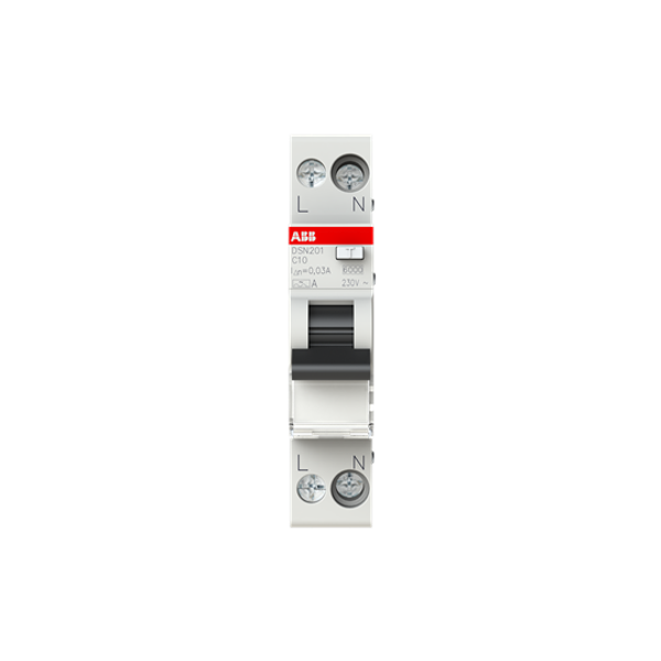 DSN201 A-C10/0.03 Residual Current Circuit Breaker with Overcurrent Protection image 1