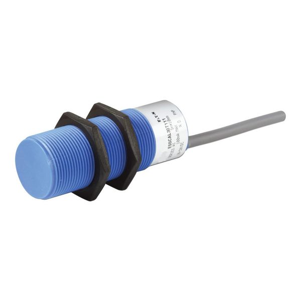 Proximity switch, inductive, 1N/O, Sn=15mm, 3L, 10-30VDC, NPN, M30, insulated material, line 2m image 3