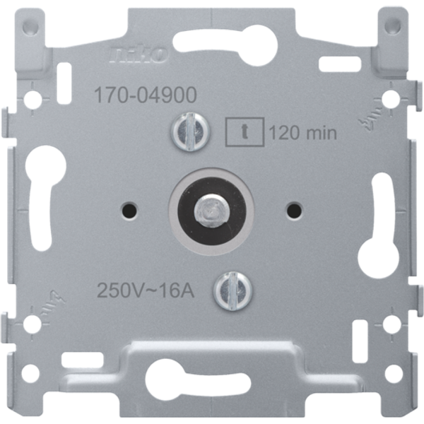 Base for 2-pole timer, adjustable up to 120 minutes, 16 A/250 Vac, scr image 1