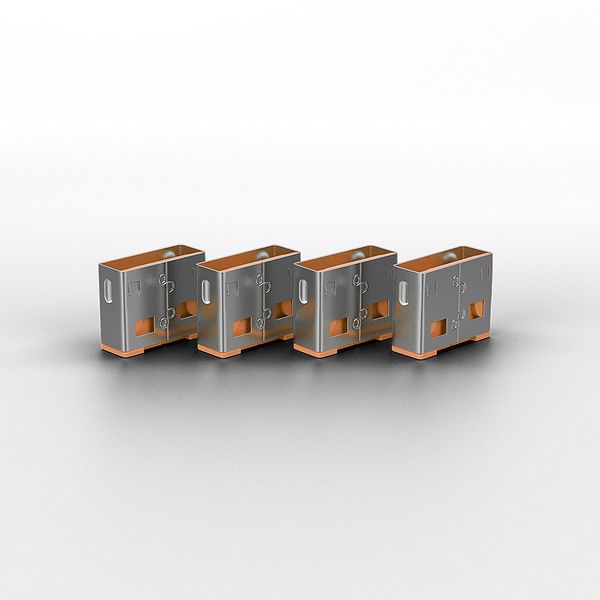 USB Port Blocker - Pack of 4, Colour Code: Orange The simple and effective USB lock for blocking access to a computer's USB port! image 2