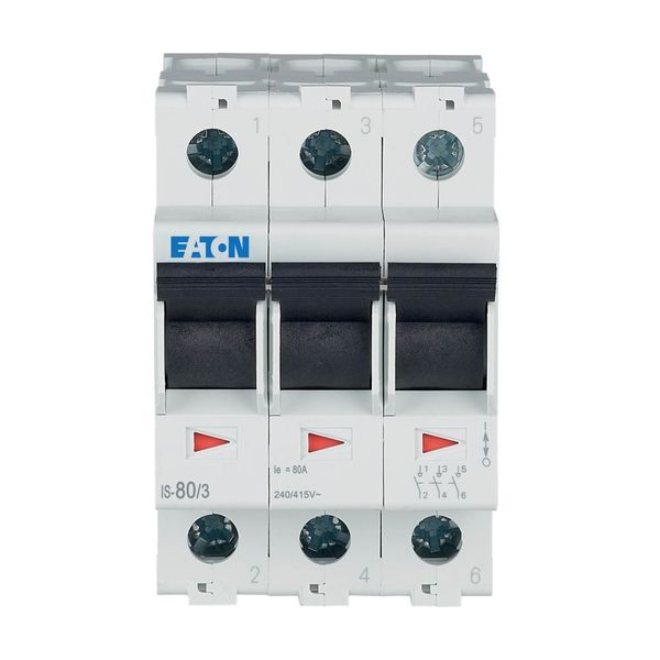 Main switch, 240/415 V AC, 80A, 3-poles image 24