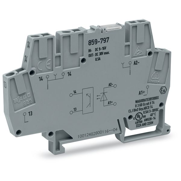 859-797 Optocoupler module; Nominal input voltage: 12 VDC; Output voltage range: 3 … 30 VDC image 3