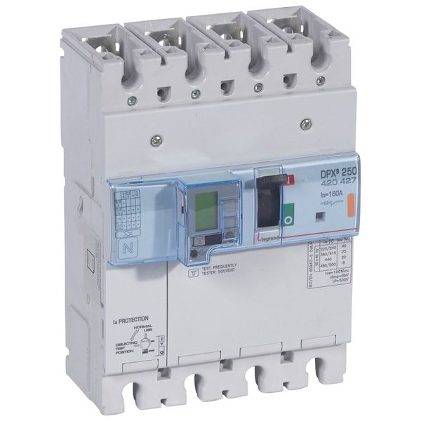 MCCB electronic + energy metering + e.l.c.bs - DPX³ 250 - Icu 25 kA - 4P - 160 A image 2