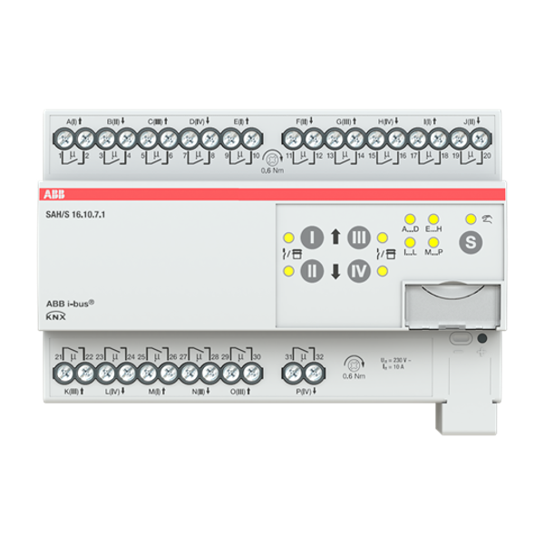 SAH/S16.10.7.1 Switch/Shutter Actuator, 16-fold, 10 A, MDRC image 6