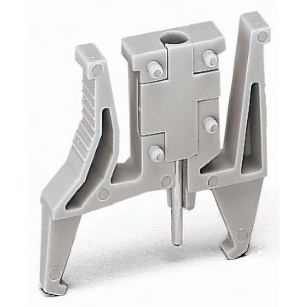 Test plug module with locking latches modular gray image 1