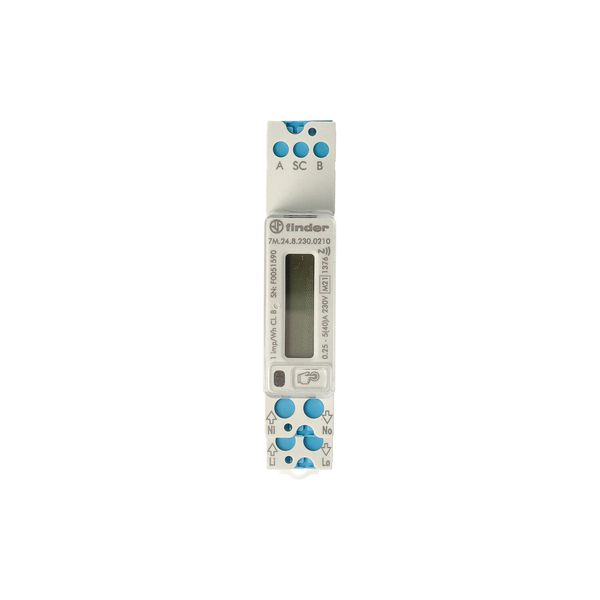 Energy meter 17.5mm/1 ph.LCDisplay/40A/230VAC/Modbus+IR+NFC/MID (7M.24.8.230.0210) image 4