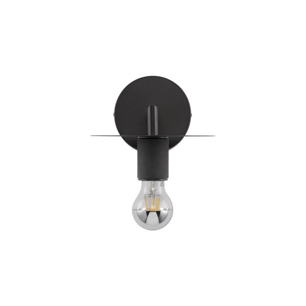 Black Metal LED E27 1x12 Watt 230 Volt IP20 Bulb Excluded D: 12 W: 21 H: 15.5 cm image 1