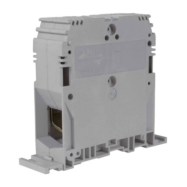 Screw terminal block 240mm2, panel mounting, beige color image 1