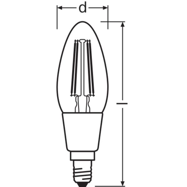 LED SUPERSTAR CLASSIC B GLOWdim 4W 822…827 E14 image 10