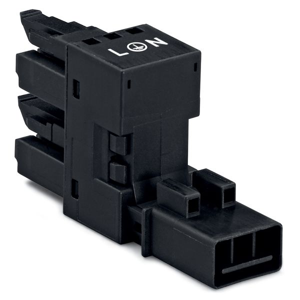 h-distribution connector 3-pole Cod. A black image 2