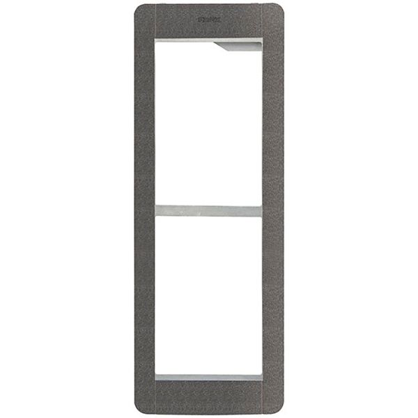 Pixel frame+plate 2M slate grey image 1